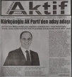 Şanlıurfa Haber Aktif Gazetesi 7 Şubat 2011 Pazartesi